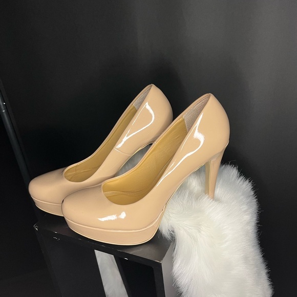 Nude Platform Heel - Picture 1 of 6